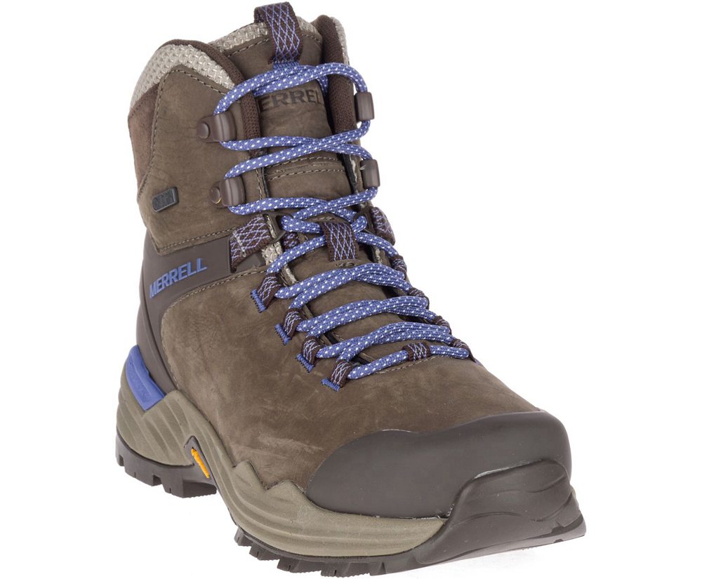 Merrell Boots Brown - Phaserbound 2 Tall Waterproof - Womens 69PDNGZCJ
